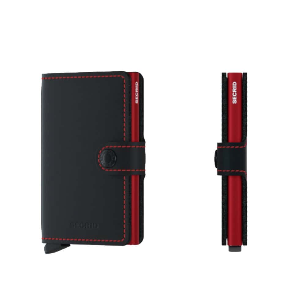 SECRID Slimwallet Matte Black Red